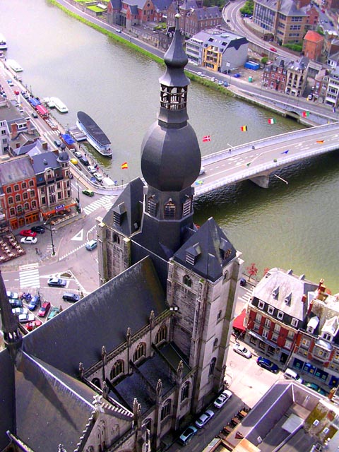 Cathedral from Citadelle Terrace<br>Dinant, Belgium