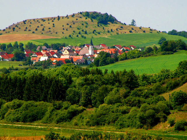 Romantic Road<br>Between Harburg and Nördlingen<br>Bavaria, Germany