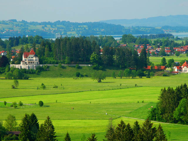 Views from Hohenschwangau Castle<br>Hohenschwangau, Germany