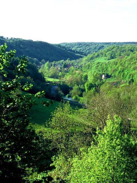 Tauber Valley<br>Rothenburg ob der Tauber, Germany