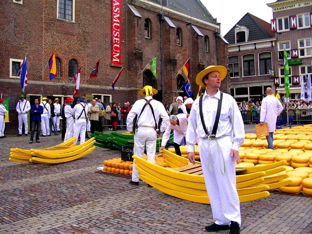 Cheese Market<br>Alkmaar, Holland