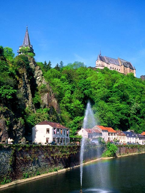 Vianden Castle<br> Vianden, Luxembourg