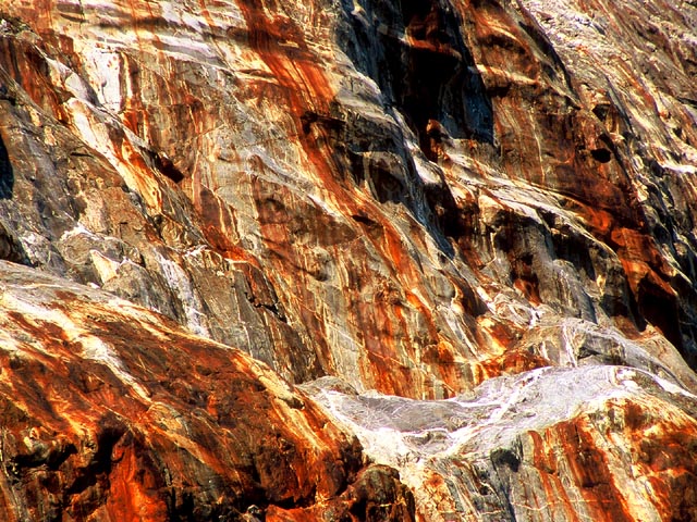 Bedrock near North Sawyer Glacier<br>Tracy Arm Fjord, Alaska