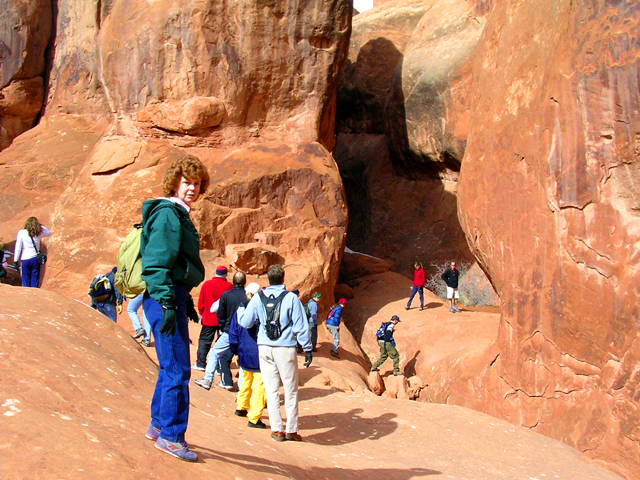 Fiery Furnace Hike<br>Arches National Park, Utah