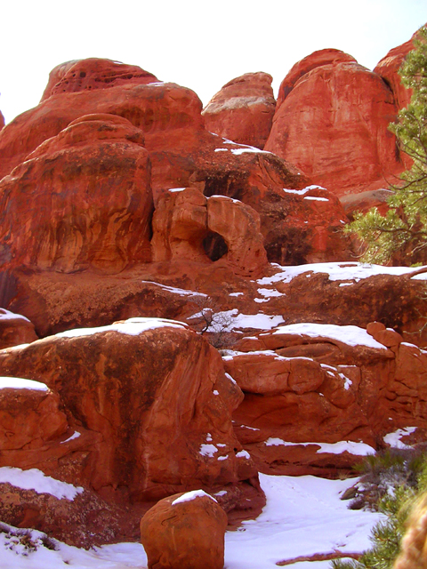 Kissing Turtles Arch<br>Fiery Furnace<br>Arches National Park, Utah