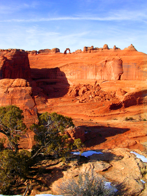 Delicate Arch from Overlook<br>Arches National Park, Utah