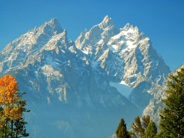 Cathedral Group View<br>Grand Teton National Park, Wyoming