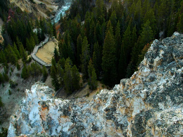 Trail To Red Rocks Point<br>Yellowstone National Park, Wyoming