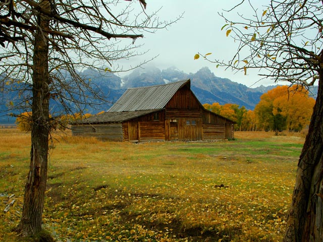 Mormon Row Barn<br>Grand Teton National Park, Wyoming