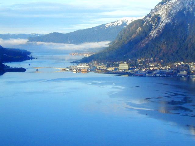 Downtown Aerial Shot<br>Juneau, Alaska